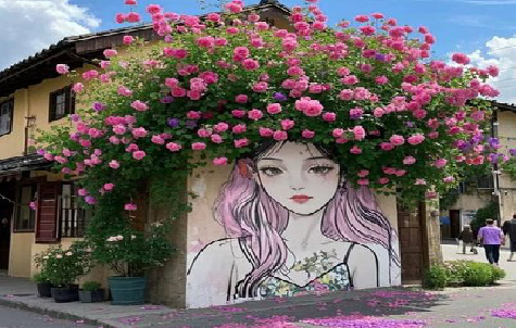 永寿怎么设计网红打卡墙绘