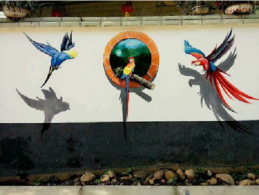 永寿视觉错位-3D墙绘设计