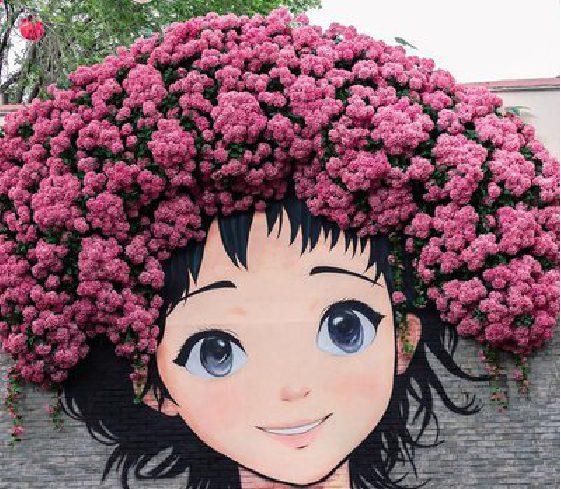 永寿墙体彩绘-网红墙打卡