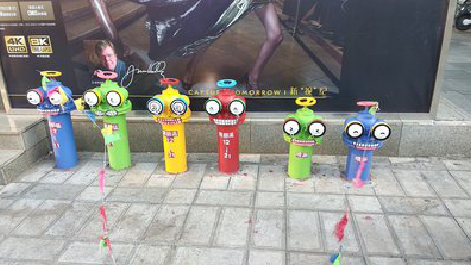 永寿商业区彩绘