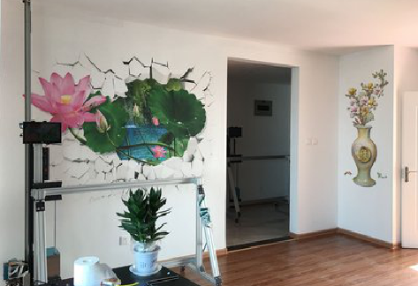 永寿墙体彩绘相比墙纸的优势。