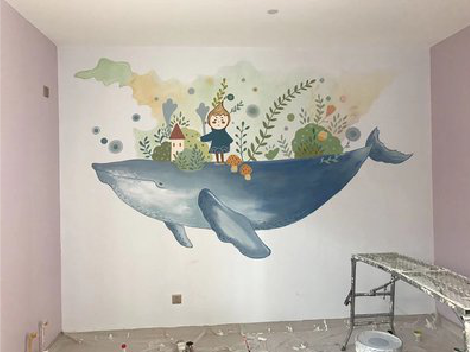 永寿手绘墙的特点及优势。