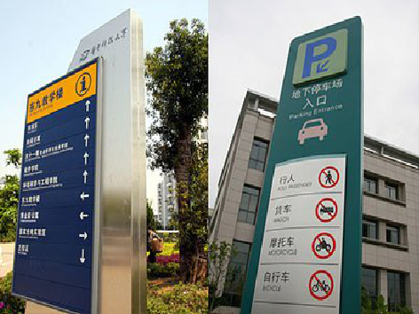 永寿导向标识的设计作用。