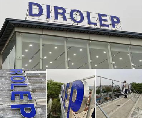 永寿楼顶发光字安装的注意事项。